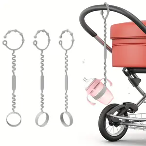 Multi-use Silicone Stroller Strap 4pcs Baby Toy Safety Belt