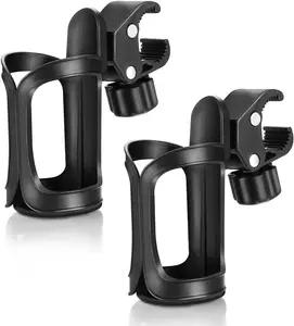 2026 Keep Drinks Within Easy Reach Anywhere with This 2-Pack Universal Cup Holder – Securely Attaches to Strollers, Bikes, Trolleys, Walkers, and Wheelchairs, Featuring an Adjustable Design for Bottles, Sippy Cups, or Cans On the Go
