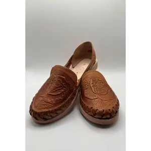 Huarache cincelado rosa Tan