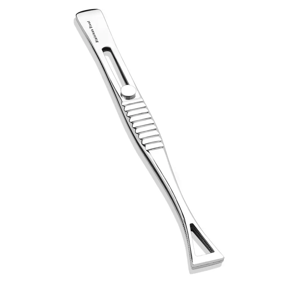 Multi Purpose Standard Pennington Tweezer Body Piercing Tool with Sliding Easy Lock - Stainless Steel