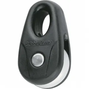 212 MAIN Ronstan Kite Block - 16Mm Black Acetal Sheave With White Sheave - Maintenance-Free Pair Set for Vang System