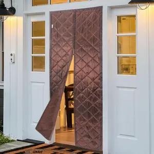 Insulated Cold&Hot Door Curtain Magnetic Thermal Door Cover Screen Door Coffee Insulated Cold&Hot Door Curtain Magnetic Thermal Door Cover Screen Door Coffee