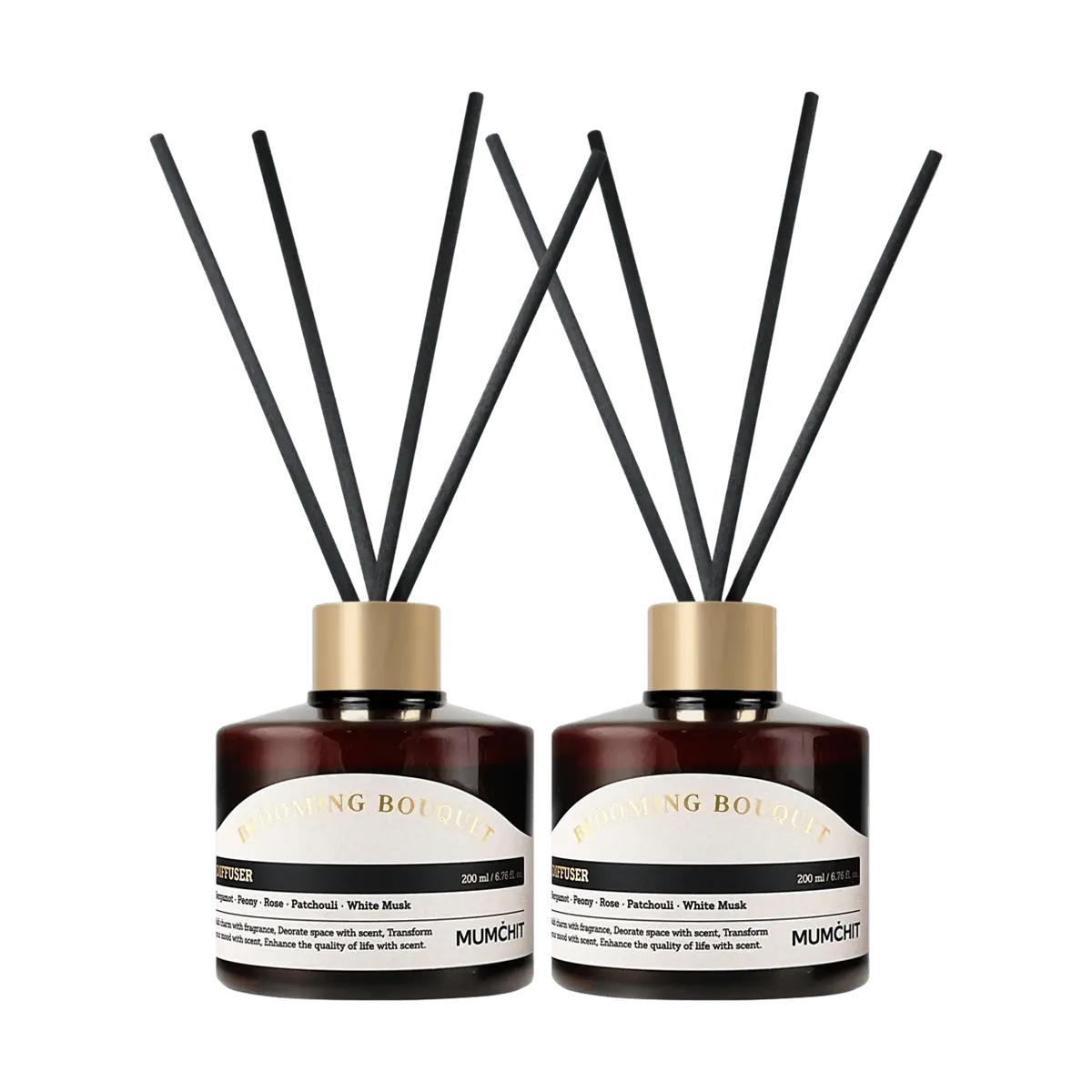 MUMCHIT Korean BIOTOX Reed Diffuser Oil Aroma Bottle - Blooming Bouquet Scent