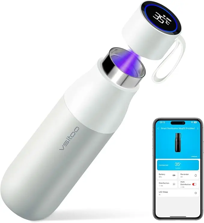 VSITOO 15oz Mini Smart Water Bottle