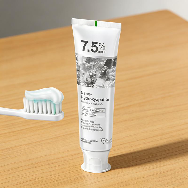 3 PCS 7.5% Toothpaste - Nano Hydroxyapatite for Enamel Strengthening & Teeth Whitening,Enamel Repair, Fluoride-Free & Sensitive Teeth Friendly