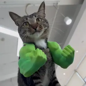 3D Printed Prank Pet Prop Hanging Neck Hulk Arm