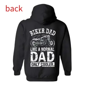 Biker Dad Motorcycle Hoodie – Cool Father’s Day Gift – Like a Normal Dad Only Cooler – Rider Style Sweatshirt – Trending Biker Outfit