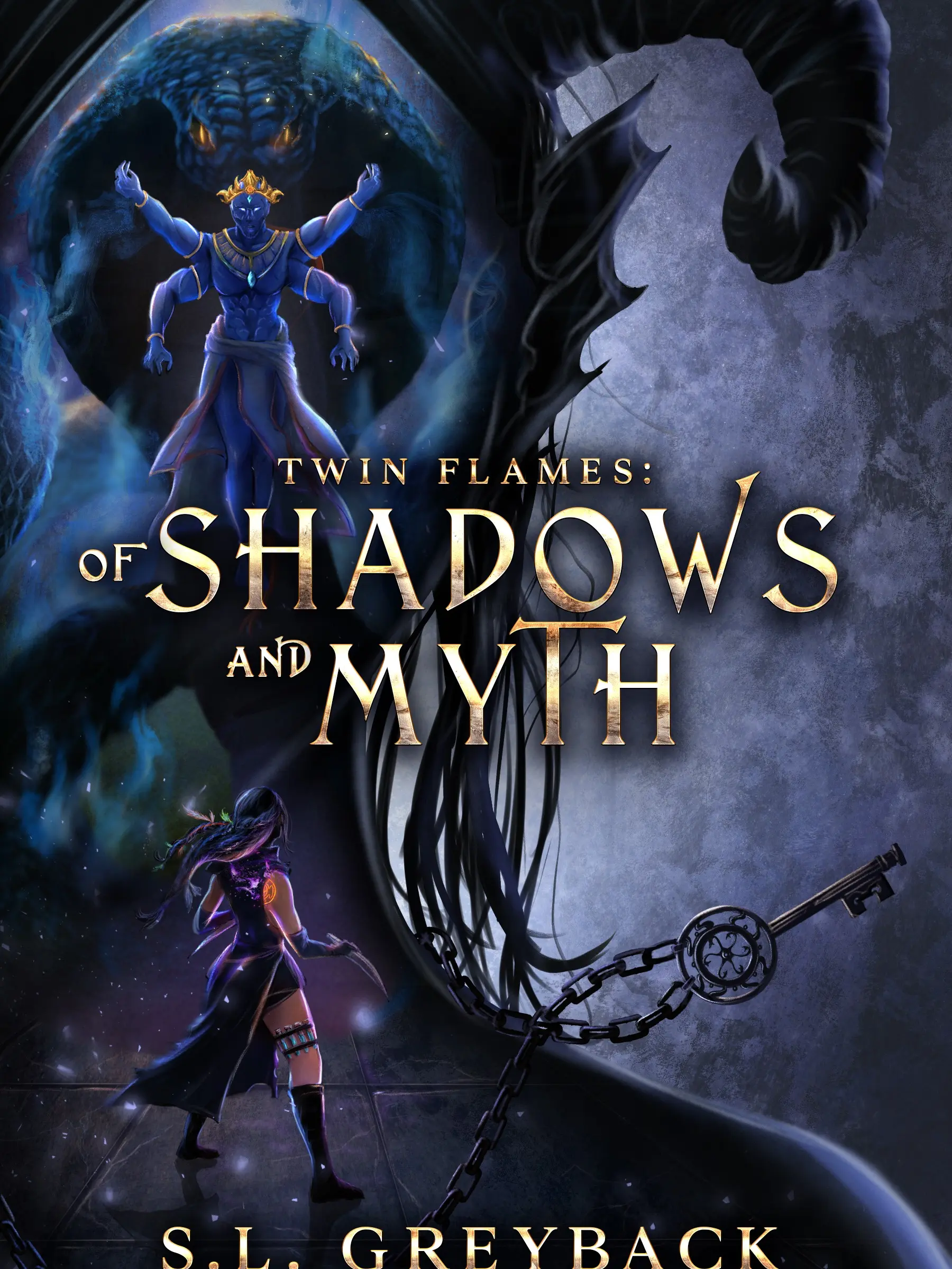 PREORDER: Twin Flames: of Shadows & Myth (A Dark Epic Fantasy with Sapphic and RH Romances)