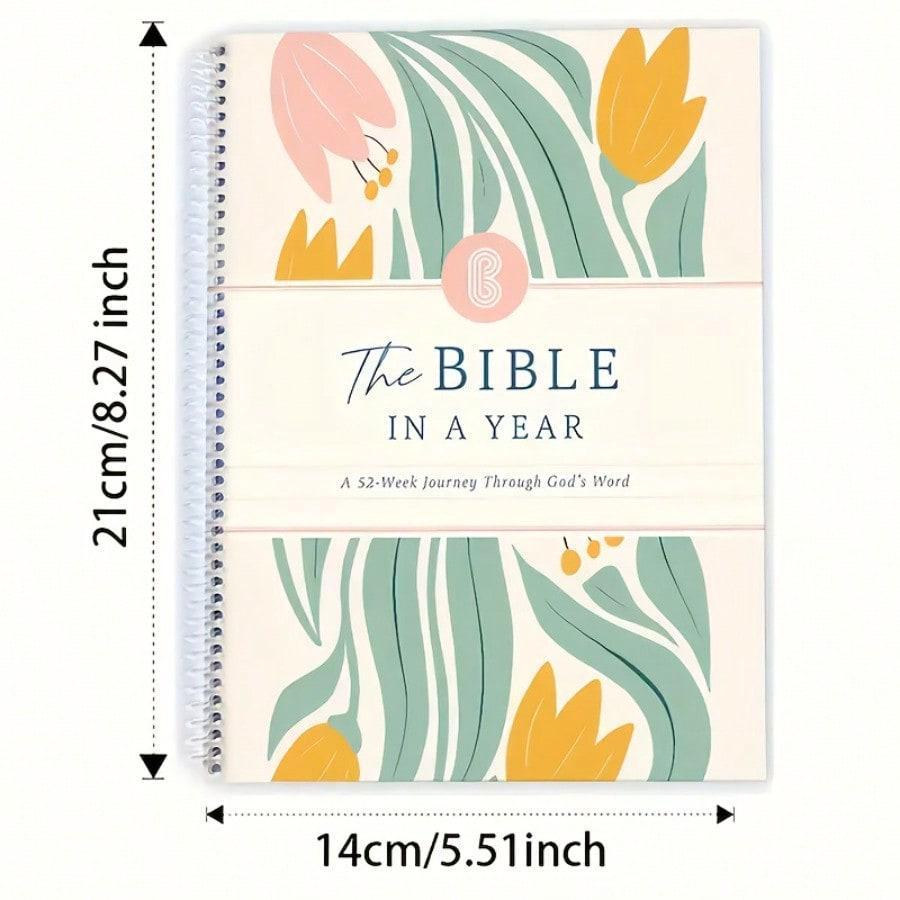 Women's 52-Week Bible Study Journal "The Bible In A Year"