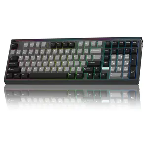 AULA Hero 99 Wired Gaming Keyboard, Hall Effect Keyboard with Rapid Trigger Mode, Hot Swappable Magnetic Switch Keyboard with Number Pad, Web Driver,RGB Backlit Mechanical Keyboard for Office PC Gamer
