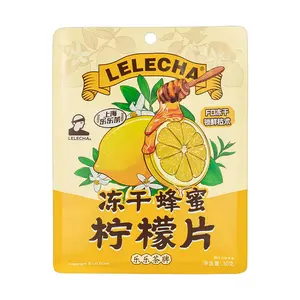 LELECHA Freeze-Dried Honey Lemon Slices 30g - High Vitamin C, Natural Sweet & Sour Flavor, Perfect for Hydrating Drinks & Iced Tea