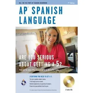 USED-AP Spanish Language with Audio CDs (Advanced Placement (AP) Test Preparation) by Diane Senerth (Paperback)