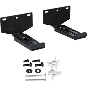 Soundbar Wall Mount Bracket - Works with All Soundbars Including Samsung, Vizio, LG, & More - Depth Adjustable for Dolby Atmos Soundbars springtok