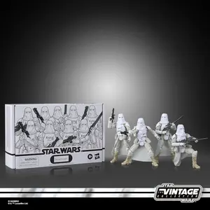 STAR WARS The Vintage Collection Snowtrooper 4-Pack, The Empire Strikes Back 3.75 Inch Collectible Action Figures