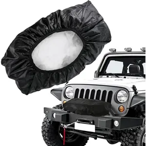 Winch Cover, Winch Cover Waterproof, Heavy Duty 600D Oxford Fabric Winch Covers for 8500-17500 lbs Electric Winch, Dustproof Sunproof UV Resistant Tear Resistant Durable, 22″ x 9.8″ x 7.5″