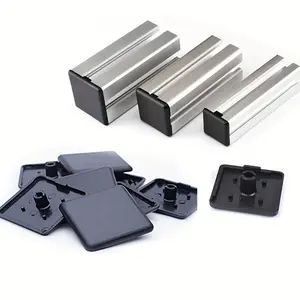 Industrial accessories commercial lid end cap, material end cap plastic sealing cover plate square tube plug plastic cap