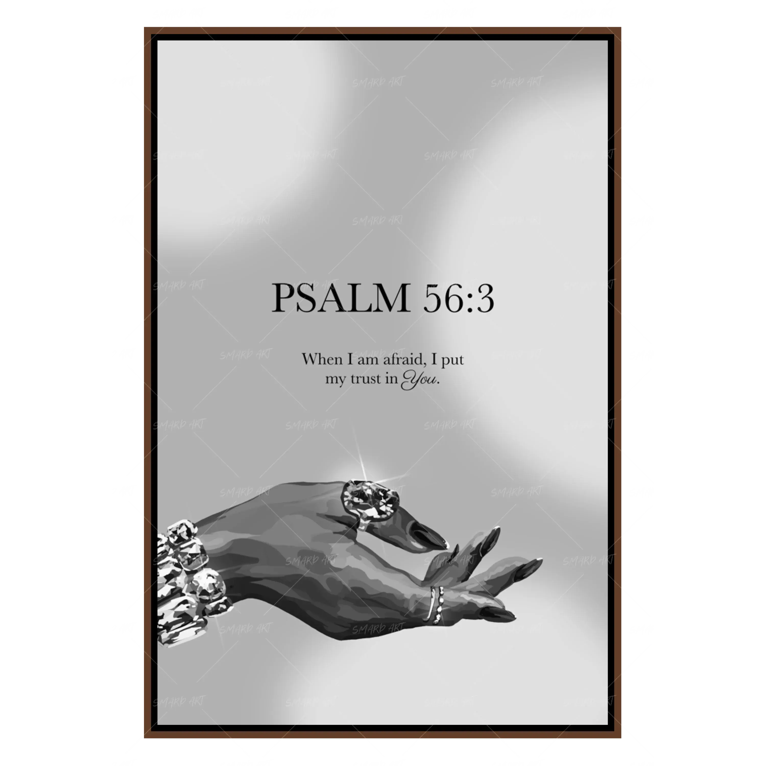 Psalm 56:3 B&W