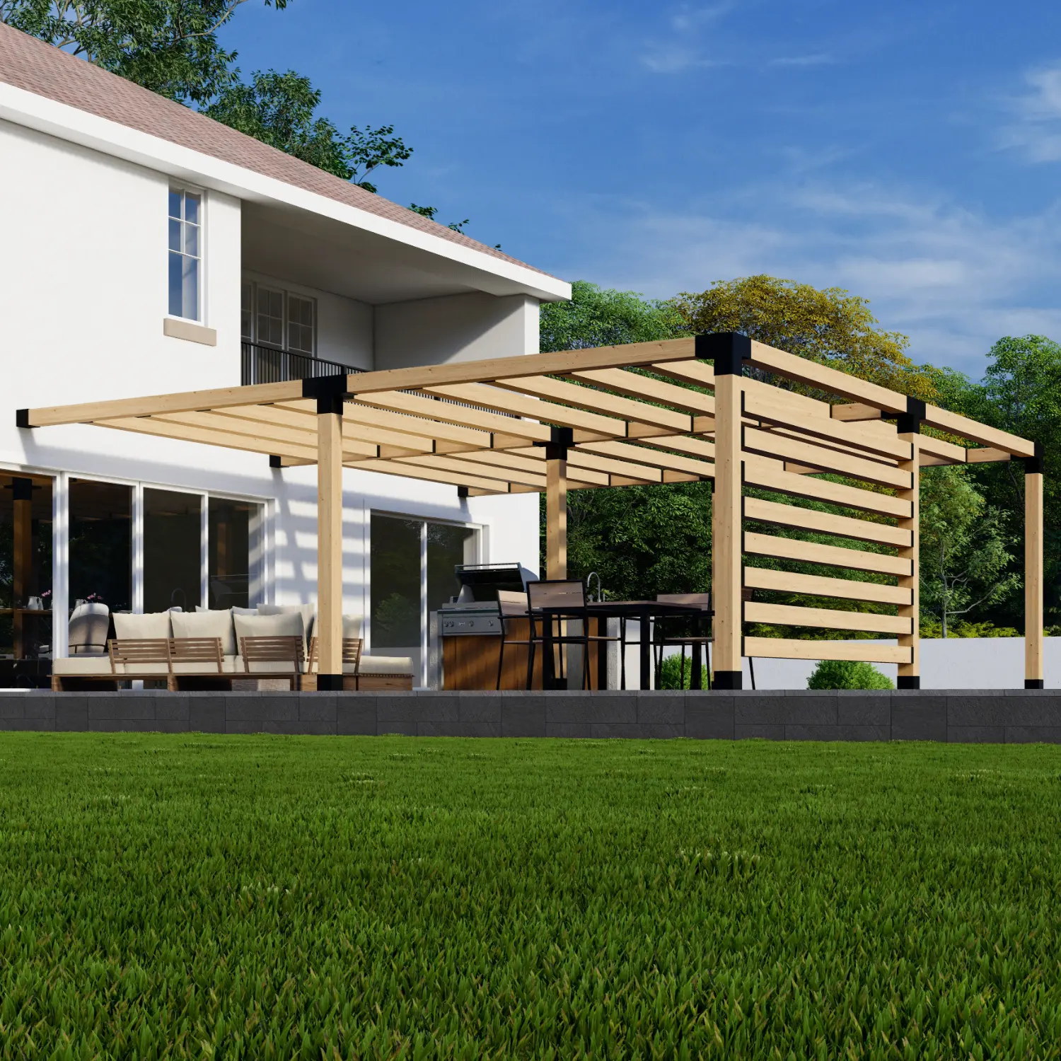 Backyard Pergola Kit (4x4 or 6x6)