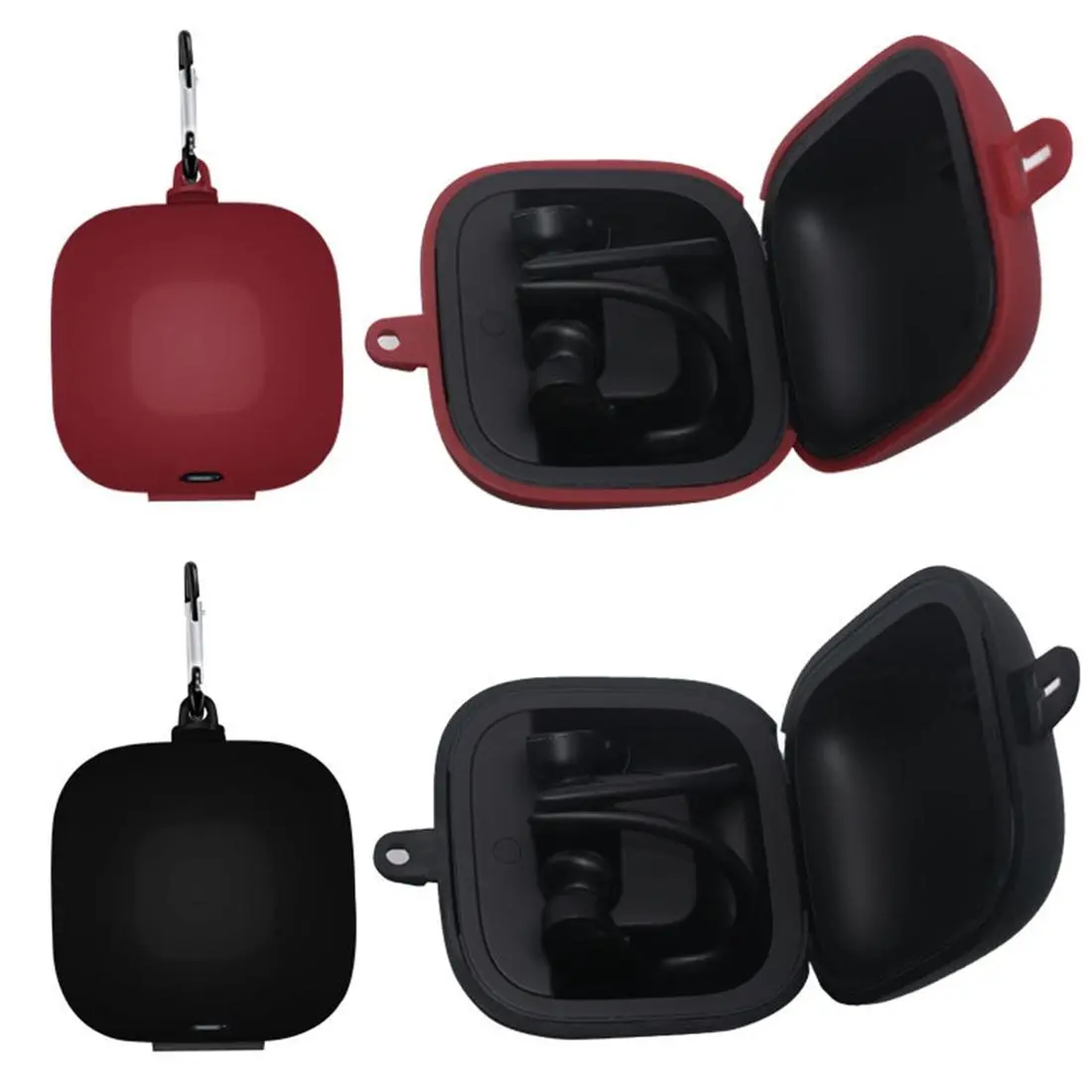 For Apple Beats Powerbeats Pro Cover Earphone Box Protection Accessories Bluetooth Headphone Soft Silicone Case