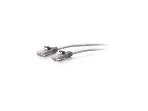 C2G 12ft Cat6a Snagless Unshielded UTP Slim Ethernet Patch Cable Gray C2G30121