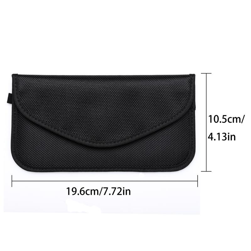 Dazone 2 Pcs Large Faraday Bags for Phones & Car Keys RFID Signal Blocker Shielding Pouch Anti-Theft Key Fob Case Anti-Tracking Privacy Protection