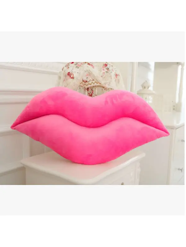 Creative sexy plush big lips pillow