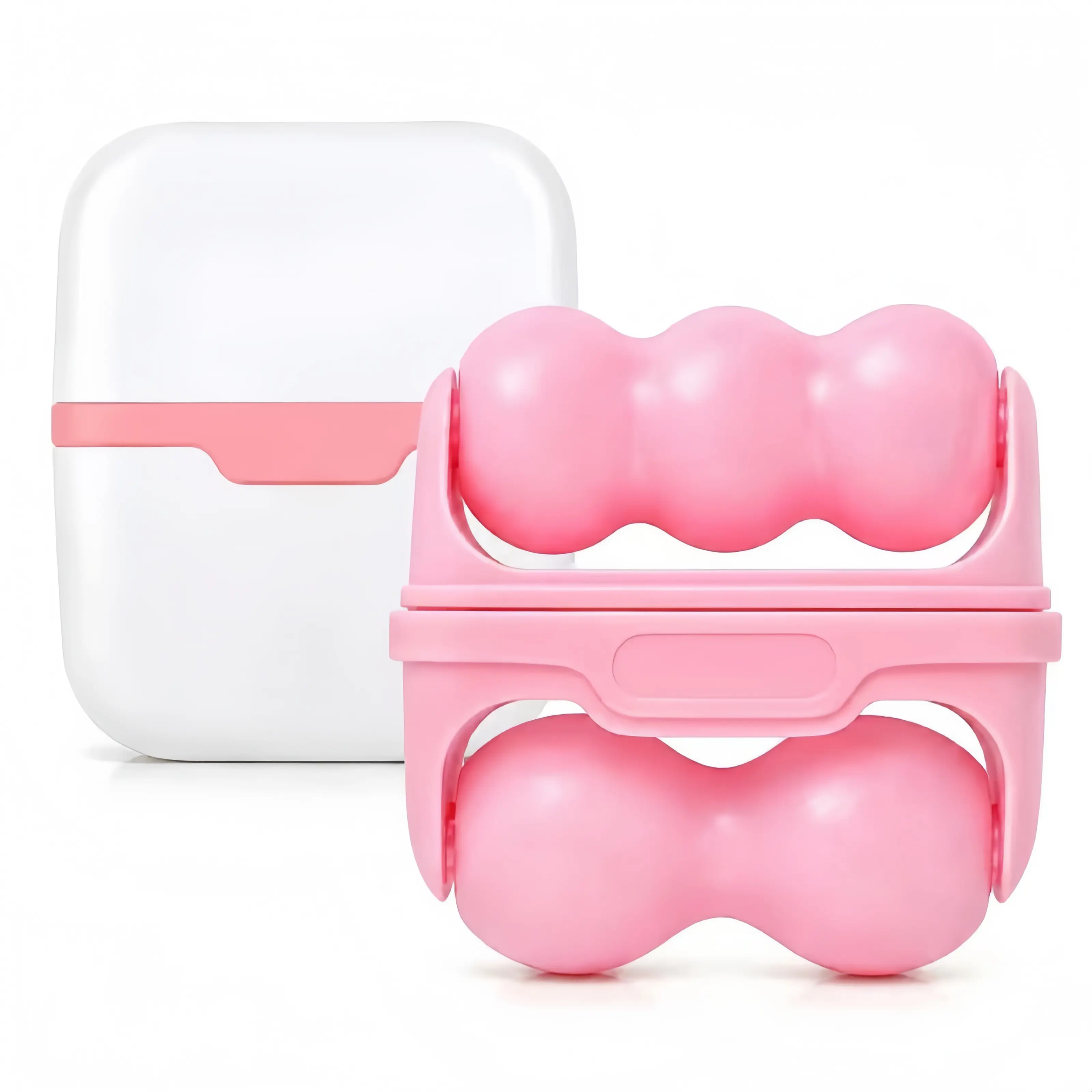 Ice Roller for Face & Body, V ShapedIce Massage Roller for Puffiness & Wrinkles,Cooling Facial Roller for Skin Tightening, PoreMinimizing & Pain Relief, Portable Skin Care ToolGift