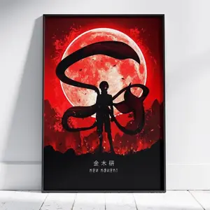 [Sale Off Up To 50%] [Unframe] Kaneki Poster, Unique Anime - Modern Manga Wall Art