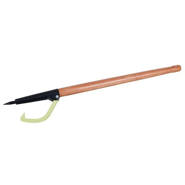 Timber Tuff TMW-01 Lightweight Steel Peavey - 4 Ft Length, Powder Coat Finish, Wood Handle, Unique Design, 6.5" H x 2.5" W x 47.5" L, 9 lbs, Easy to Roll Logs, Enhance Outdoor Experience (Sports & Outdoor Leisure Equipment)