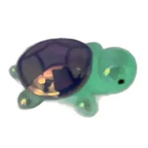 10pcs 1.8 inch UV Large Turtle Charm Glow in the Dark Luminous Turtles Acrylic Charms