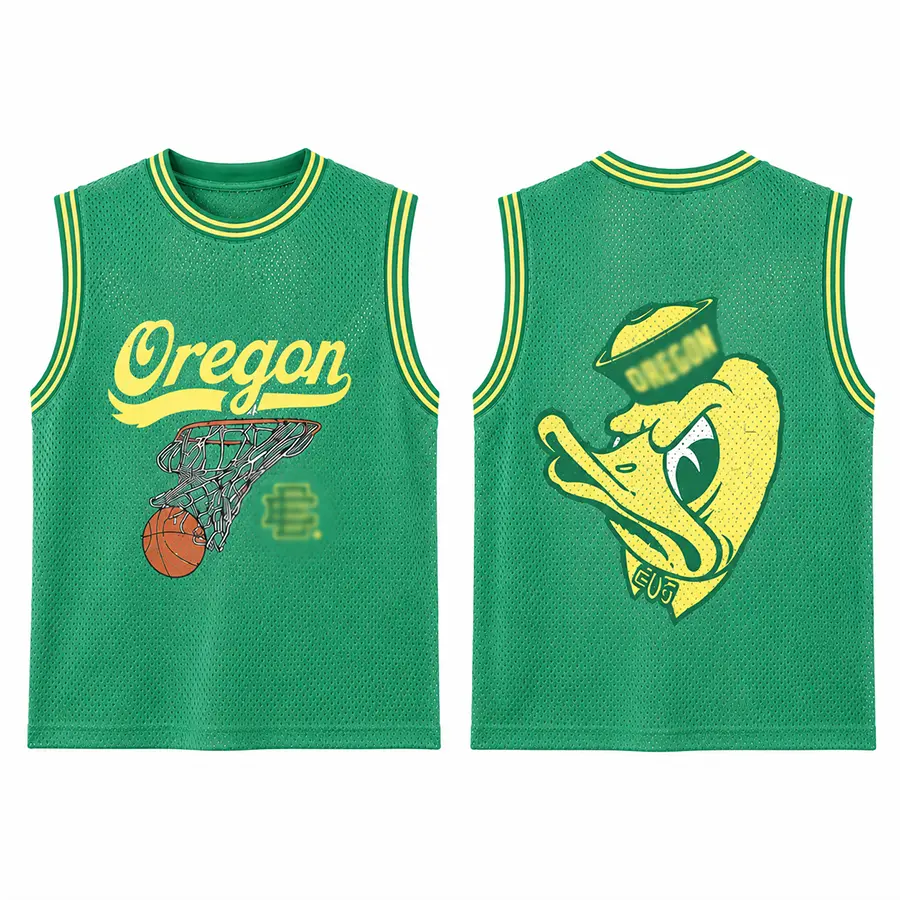 Eric Emanu3l Jersey Cotton Crew Yellow Ducks with Tail & 40's Duck Face Sleeveless T-Shirt