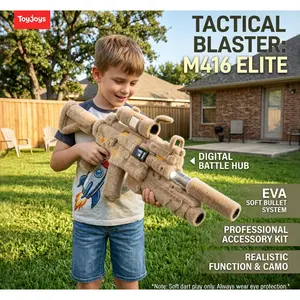 Motorized Foam Projectile Launcher Set - Automatic Suction Cup Target Game Toy with Modular Accessories - Outdoor Backyard Activity for Teens/Boys & Girls - Perfect Birthday Gift - AutomaticToy