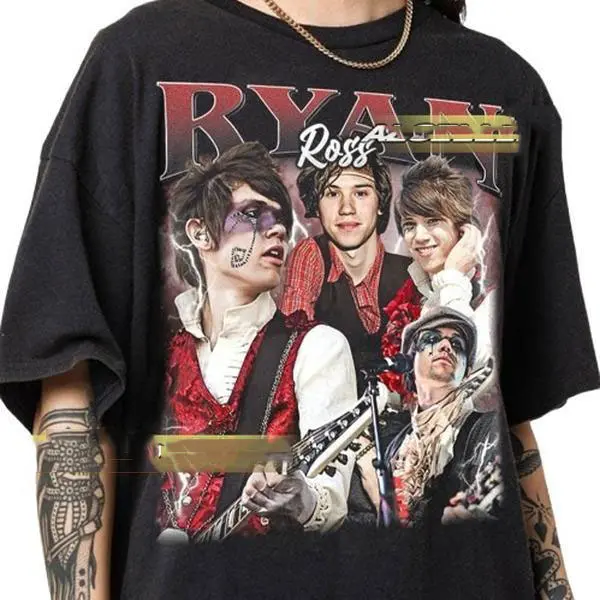 Stylish Vintage T-shirt Perfect Gifts For Men And Women By Ryan Ross Tshirt Cotton Menswear Top Unisex Classic Hoodie