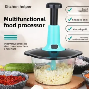 Durable Plastic Kitchen Tool, Essential Vegetable Fruit Herb Chopper, Perfect Holiday Gift, Compact Design, High-Quality Blades