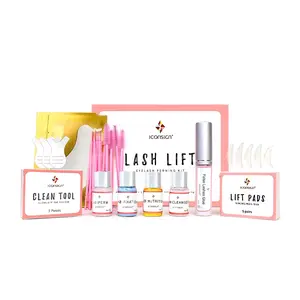 LoveLock Professional Eyelash Lift Perm Kit - Complete Lash Lift Set for Stunning, Long-Lasting Results - Easy to Use Eyelash Curling and Lifting Solution for Beautiful, Defined Lashes at Home- ICONSIGN