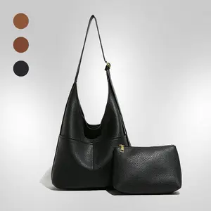 RIVERICH Slouchy Hobo Bag for Women Shoulder Purses and Handbags - Soft Vegan Leather Large Tote Handbag with Coin Purse, Trendy Crossbody Shoulder Bag for Work