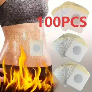 1 Bag with 100 Navel Stickers, Suitable for Men and Women, Ideal Gift for Holidays and Parties, Perfect for Festive Occasions, Heating Pad Stickers