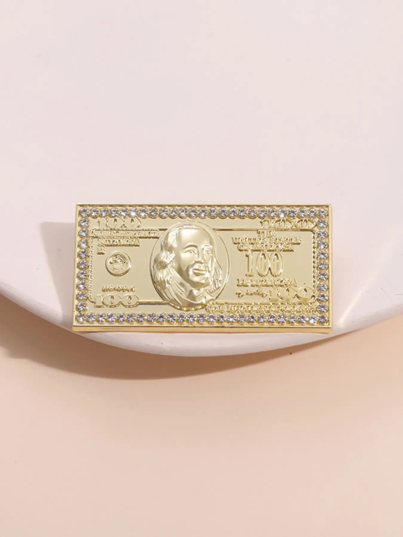 Dollar Badge, Luxury Wealth Design Lapel Pin, Backpack Buckle, Financial Professional Identity, Party Decoration Gift, Durable Metal Pins, Alloy Brooch Pin, Men Accessories