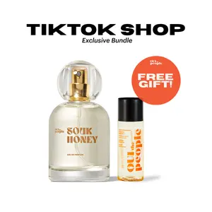 TikTok Exclusive Bundle: Souk Honey Duo + FREE 30ml Gloss | SOUK HONEY Eau de Parfum & Orange Blossom Body Gloss Duo 30ml for Lasting Scent and Radiant Glow - Scented, Fragrance Gift Set, Fragrance
