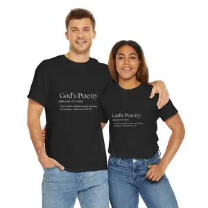 T-Shirt God's Poetry Definition Unisex Heavy Cotton Tee