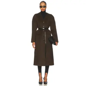 ASTR the Label Glorimar Coat in Dark Olive