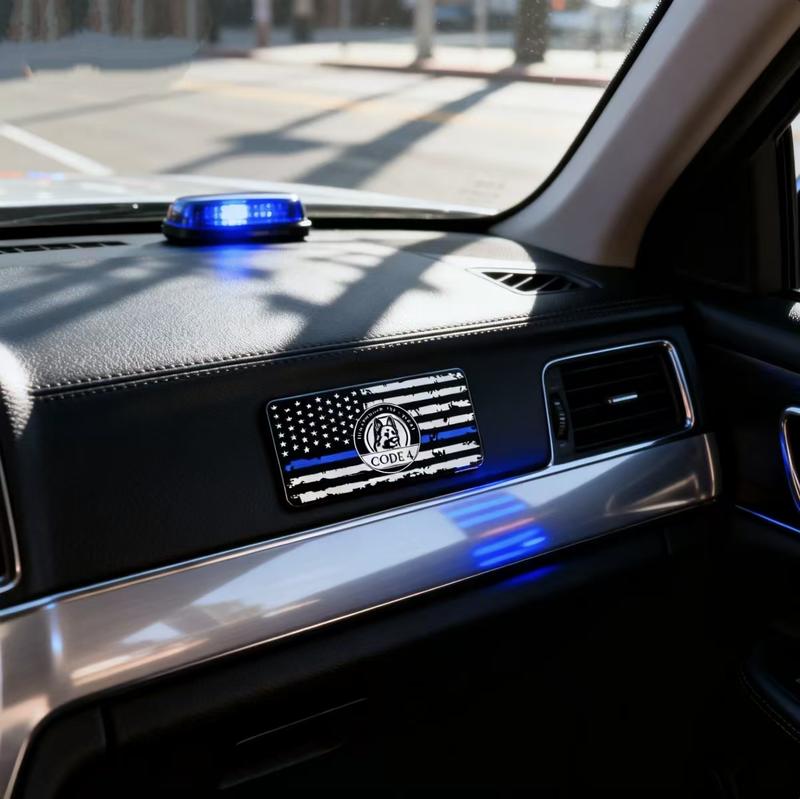 5PC Blue Thin Line American Flag Stickers | Patriotic Themed Vinyl Decals for Cars, Laptops, Windows | Waterproof, UV Resistant | Truck Accessories, Veteran Gifts, Independence Day Decorations