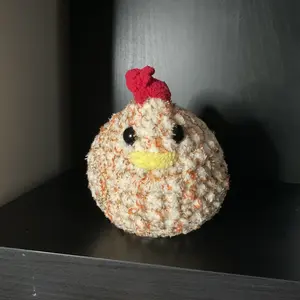 Handmade Crochet Autumn Chicken
