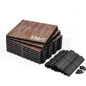 VEVOR Dance Floor Tiles, 12.4x 12.4 in Interlocking Dance Flooring Portable Dance Practice Floor with Cushioned BaseVEVOR Super Brand Day