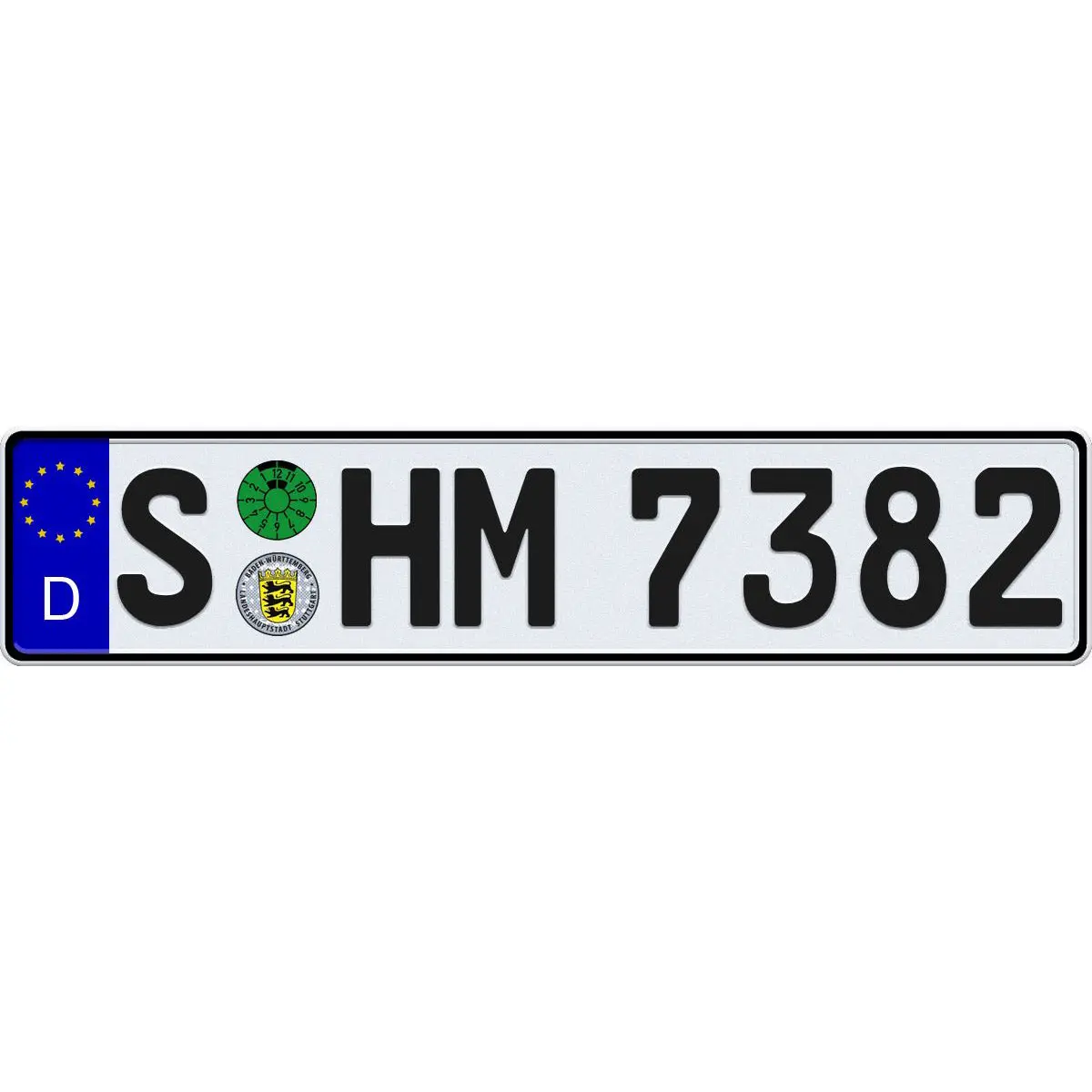 Home of Mercedes - Stock EEC Vanity German License Plate