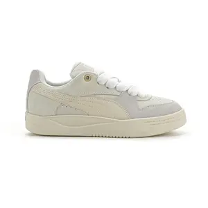 PUMA Womens Park Luna Suede Sneakers Shoes Casual - White