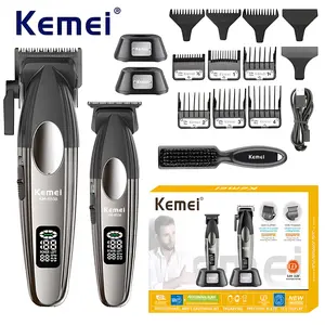 Kome Km-8536 Haircut Trimmer Set, Professional Men's Cordless Hair Cutting Kit, Beauty Grooming Tools, Essential Barber Supplies