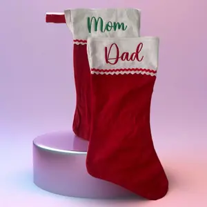 Custom Embroidered Felt Christmas stockings