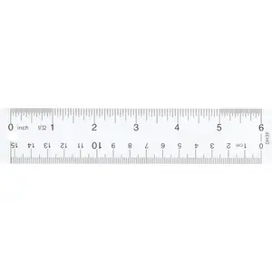 10561 Acrylic Clear Ruler, 6 in