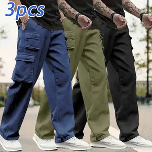 Men's Casual Multifunctional Overalls - Street style with multi-pocket design; equipped with adjustable drawstring waistband for comfortable cutting; suitable for daily commuting and weekend outings.It is an essential practical item for the wardrobe.